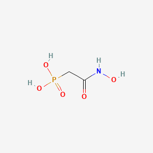 molecular formula C2H6NO5P B1198317 Phosphonoacetohydroxamic acid CAS No. 89873-30-3