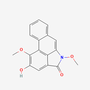 molecular formula C17H13NO4 B1198323 Piperlactam S 