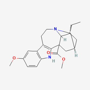 methyl (15S,17R)-17-ethyl-7-methoxy-3,13-diazapentacyclo[13.3.1.02,10.04,9.013,18]nonadeca-2(10),4(9),5,7-tetraene-1-carboxylate