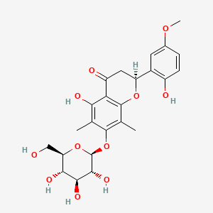 molecular formula C24H28O11 B1198344 Myrciacitrin II CAS No. 203734-34-3