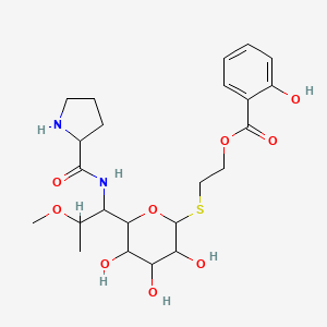 molecular formula C23H34N2O9S B1198347 N-Demethylcelesticetin CAS No. 40736-31-0