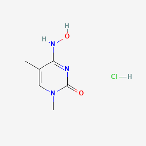 molecular formula C6H10ClN3O2 B1198355 1-Methyl-N(4)-hydroxycytosine CAS No. 78529-89-2