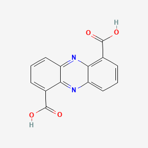 molecular formula C14H8N2O4 B1198356 Phenazine-1,6-dicarboxylic acid CAS No. 23462-25-1