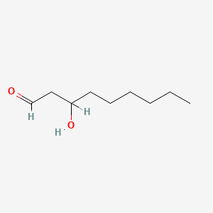 molecular formula C9H18O2 B1198359 3-Hydroxynonanal CAS No. 22418-62-8
