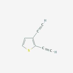 molecular formula C8H4S B119836 2,3-Diethynylthiophene CAS No. 153143-04-5