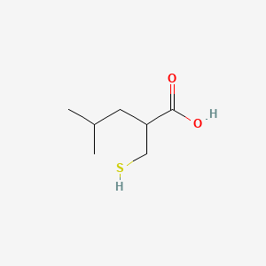 4-Methyl-2-(sulfanylmethyl)pentanoic acid