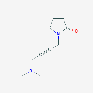 2-Pyrrolidinone, 1-(4-(dimethylamino)-2-butynyl)-