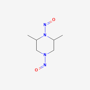 molecular formula C6H12N4O2 B1198382 2,6-Dimethyl-1,4-dinitrosopiperazine CAS No. 55380-34-2