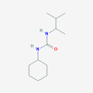 molecular formula C12H24N2O B11983824 N-Cyclohexyl-N'-(1,2-dimethylpropyl)urea CAS No. 303092-09-3
