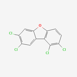 molecular formula C12H4Cl4O B1198386 1,2,7,8-Tetrachlorodibenzofuran CAS No. 58802-20-3
