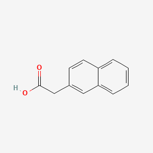 molecular formula C12H10O2 B1198389 2-Naphthylacetic acid CAS No. 581-96-4
