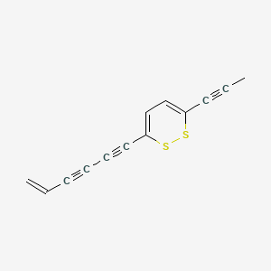 molecular formula C13H8S2 B1198393 Thiarubrine A CAS No. 63543-09-9