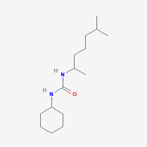 molecular formula C15H30N2O B11983940 N-Cyclohexyl-N'-(1,5-dimethylhexyl)urea CAS No. 303092-19-5