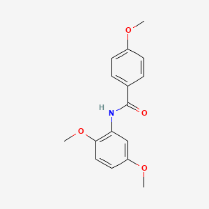 molecular formula C16H17NO4 B11983971 N-(2,5-dimethoxyphenyl)-4-methoxybenzamide 