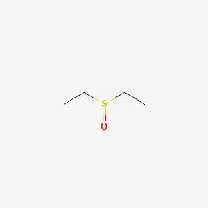 molecular formula C4H10OS B1198403 Diethyl sulfoxide CAS No. 70-29-1