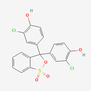 molecular formula C19H12Cl2O5S B1198410 Chlorophenol red CAS No. 4430-20-0