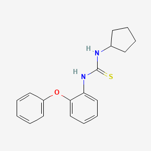 1-Cyclopentyl-3-(2-phenoxyphenyl)thiourea
