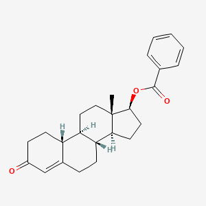 molecular formula C25H30O3 B1198420 Nandrolone benzoate CAS No. 1474-55-1