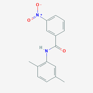 molecular formula C15H14N2O3 B11984219 N-(2,5-dimethylphenyl)-3-nitrobenzamide CAS No. 102631-05-0