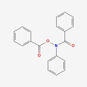 molecular formula C20H15NO3 B11984267 N-(Benzoyloxy)-N-phenylbenzamide CAS No. 16817-95-1