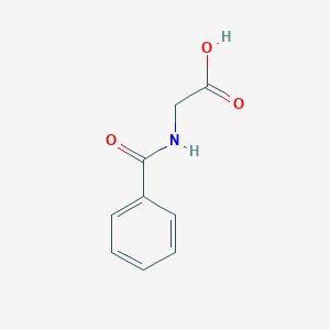 molecular formula C9H9NO3 B119843 Hippuric acid CAS No. 495-69-2