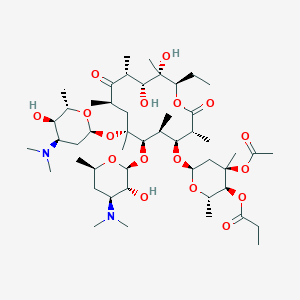molecular formula C49H86N2O17 B1198442 Megalomicin C2 
