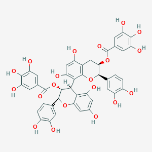 molecular formula C44H34O20 B119846 Procyanidin B2 3,3'-di-O-gallate CAS No. 79907-44-1