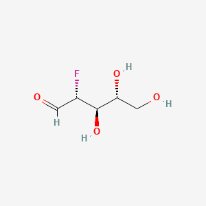 molecular formula C5H9FO4 B1198460 D-Ribose, 2-deoxy-2-fluoro- CAS No. 7226-33-7