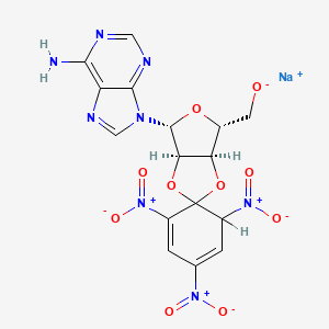 molecular formula C16H13N8NaO10 B1198461 Tnp-ado CAS No. 74792-78-2