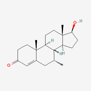 molecular formula C20H30O2 B1198464 7alpha-Methyltestosterone CAS No. 7642-58-2