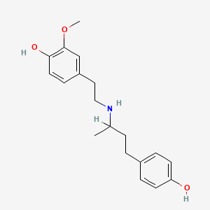 molecular formula C19H25NO3 B1198485 3-O-Methyldobutamine CAS No. 95231-13-3