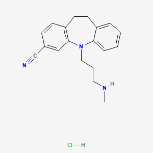 molecular formula C19H22ClN3 B1198489 Cyan-desipramine CAS No. 97744-00-8