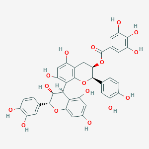molecular formula C37H30O16 B119849 Procyanidin B2 3'-O-gallate CAS No. 73086-04-1