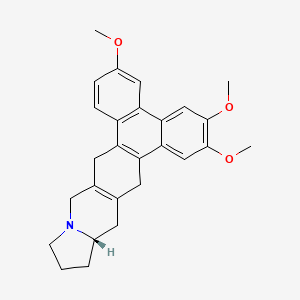 (S)-9,10,12,13,14,14a,15,16-Octahydro-2,3,6-trimethoxyphenanthro(9,10-g)pyrrolo(1,2-b)isoquinoline