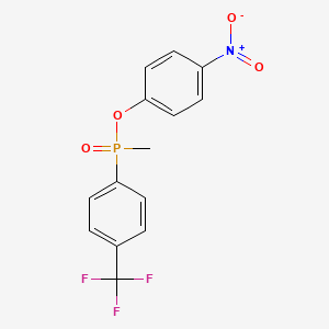 4-Nitrophenyl methyl(4-trifluoromethylphenyl)phosphinate