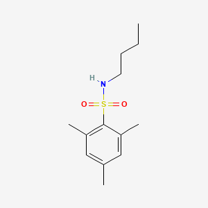 molecular formula C13H21NO2S B11985136 N-butyl-2,4,6-trimethylbenzenesulfonamide 