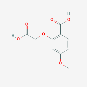 molecular formula C10H10O6 B11985145 2-(Carboxymethoxy)-4-methoxybenzoic acid CAS No. 52116-39-9