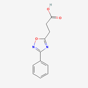 3-(3-Phenyl-1,2,4-oxadiazol-5-yl)propanoic acid