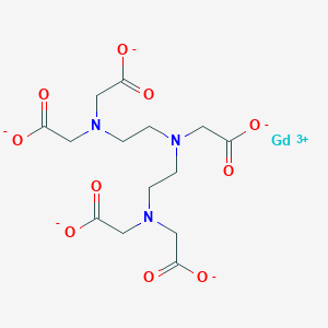 molecular formula C14H18GdN3O10-2 B1198527 2-[Bis[2-[bis(carboxylatomethyl)amino]ethyl]amino]acetate;gadolinium(3+) 