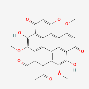molecular formula C30H24O10 B1198531 Elsinochrome A CAS No. 24568-67-0