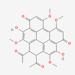 molecular formula C30H24O10 B1198531 Elsinochroma CAS No. 24568-67-0