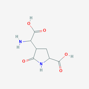 molecular formula C7H10N2O5 B1198540 Penmacric acid CAS No. 55297-13-7