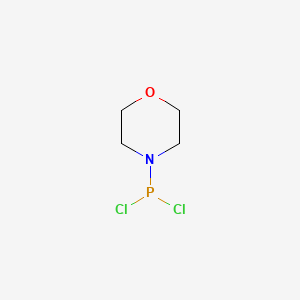 molecular formula C4H8Cl2NOP B1198544 Morpholinophosphordichloridite CAS No. 932-74-1