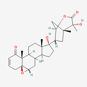 molecular formula C28H38O6 B1198551 Acnistin A CAS No. 77011-62-2