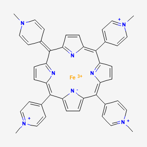 molecular formula C44H36FeN8+5 B1198554 Fet4MPyP CAS No. 60489-13-6