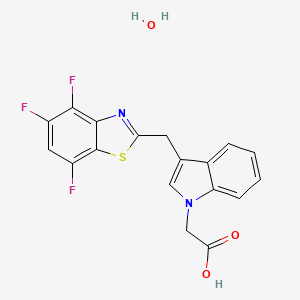 molecular formula C18H13F3N2O3S B1198555 Unii-9Z74BD3qpp CAS No. 653599-32-7