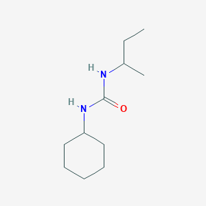 molecular formula C11H22N2O B11985581 N-(Sec-butyl)-N'-cyclohexylurea CAS No. 60392-18-9