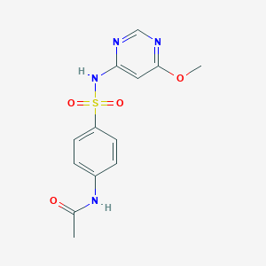 molecular formula C13H14N4O4S B1198561 N-(4-(n-(6-methoxypyrimidin-4-yl)sulfamoyl)phenyl)acetamide CAS No. 4049-01-8