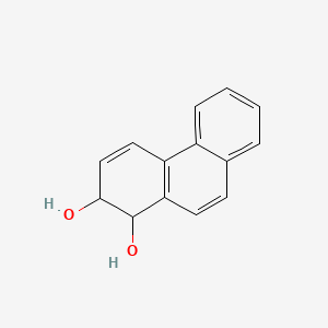 molecular formula C14H12O2 B1198570 1,2-Dihydrophenanthrene-1,2-diol CAS No. 28622-66-4