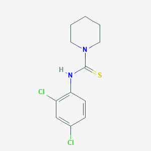 molecular formula C12H14Cl2N2S B1198576 N-(2,4-dichlorophenyl)-1-piperidinecarbothioamide 